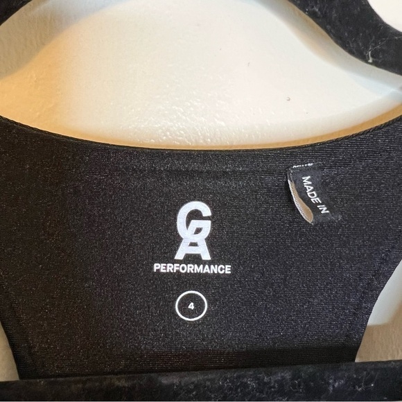 🌹Good American The Core Power Black Racerback Sports Bra Womens 4 Fitness Gym - Picture 3 of 6